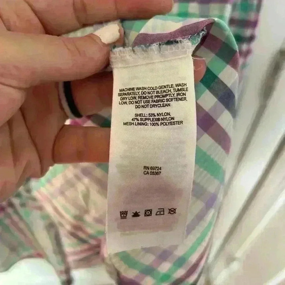 Columbia PFG, Performance Fishing Gear plaid shirt. Size small. Super Bahama - Picture 10 of 14